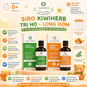 Siro Ho Đẩy Đờm Kiwiherb Children's Organic Chest Syrup 100ML