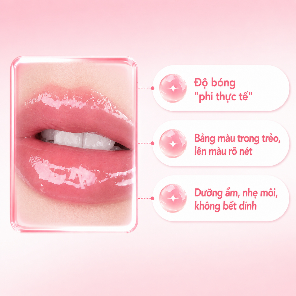 [Rom&nd] Son Bóng Dưỡng Môi Romand Juicy Flash Lip Oil Môi Căng Mọng Mềm Mượt Nhẹ Môi, Lên Màu Chuẩn