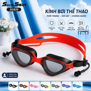 Kính Bơi Snow Swim SG820 Thể Thao Thời Trang Cho Người Lớn | Chống Nước Tốt | Chống Mờ | Đeo Êm | Nhìn Rõ Nét
