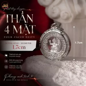 Mặt Dây Đeo Trang Trí Chất Liệu Bạc Thiết Kế Sắc Sảo - Phụ Kiện Nhỏ Gọn 1.7cm