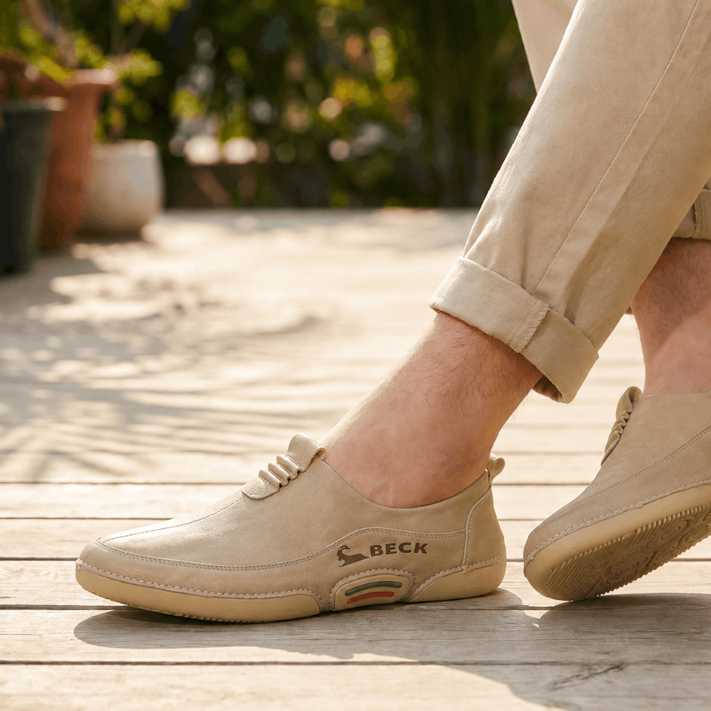 Giày Slip-on Thiết Kế Basic Dễ Phối Đồ DAVINCIA Trẻ Trung Năng Động, Đế Cao Su Non Có Khâu Da Simili Cao Cấp