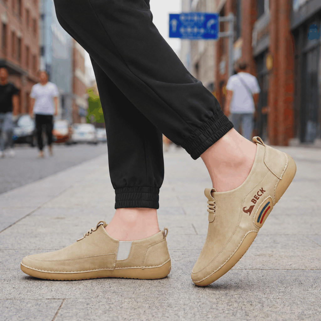 Giày Slip-on Thiết Kế Basic Dễ Phối Đồ DAVINCIA Trẻ Trung Năng Động, Đế Cao Su Non Có Khâu Da Simili Cao Cấp