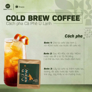 [Quà tặng] 1 Hộp Cà Phê Coldbrew Blend Nguyên Chất Vị Đậm Đà Đắng Nhẹ HANCOFFEE