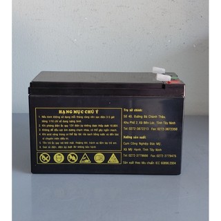 ắc quy 12v khô cho ups máy tính, ups cửa cuốn bình xịt thuốc, LONG WP1236W | 12V - 9ah