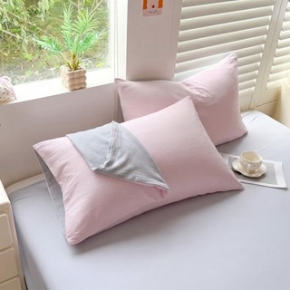 Vỏ gối nằm đũi Basic -  Combo 2 chiếc M2T BEDDING mềm mại, mịn màng, mát rượi, kích thước 50x70cm
