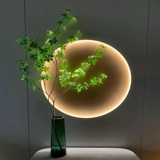 Cành Thạch Nam Giả 90cm Lá Vải Lõi Thép Uốn Dẻo Decor Nhà Cửa Quán Cafe