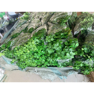 Cành Thạch Nam Giả 90cm Lá Vải Lõi Thép Uốn Dẻo Decor Nhà Cửa Quán Cafe