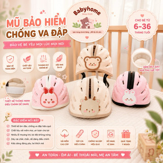 Mũ , nón bảo hiểm bảo vệ đầu cho bé phong cách Hàn Quốc