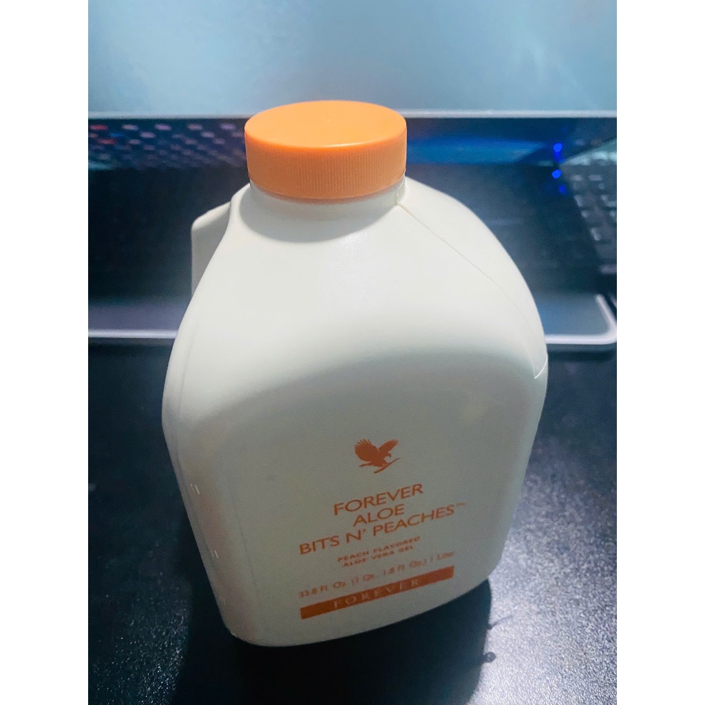 Bình nước uống dinh dưỡng 077 Nước uống DD Forever Aloe Bits N Peaches date 2/2027