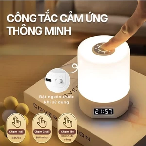 Đèn Ngủ Để Bàn Cảm Ứng Có Remote Điều Khiển Từ Xa