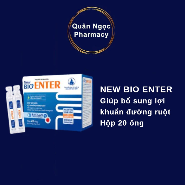 MEN TIÊU HÓA NEW BIO ENTER – BỔ SUNG LỢI KHUẨN CÓ LỢI CHO ĐƯỜNG RUỘT, HỖ TRỢ TIÊU HÓA KHỎE MẠNH
