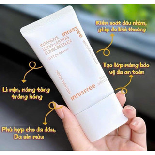 Kem chống nắng INNISFREE Intensive Long Lasting Sunscreen SPF50+ PA++++ 60 mL