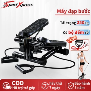 Máy Chạy Bộ Tại Chỗ,Máy đạp bước thể hình tại nhà,không ồn ào,giảm béo,Đi kèm với dây tập thể dục