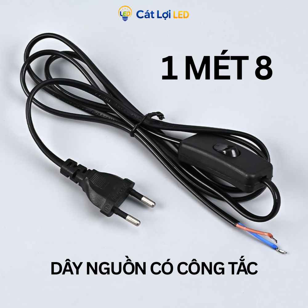 Dây đui đèn công tắc - có phích cắm, công tắc và đui đèn e27