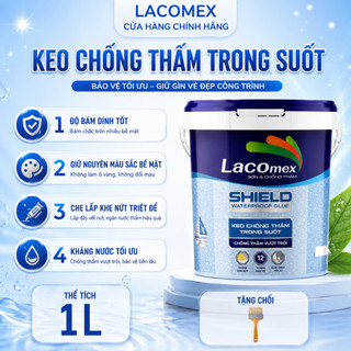 Keo chống thấm LACOMEX chống thấm mọi bề mặt sân nhà, sân thượng, vết nứt, keo chống thấm trong suốt thẩm mỹ KEO1