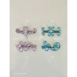 𝐛𝐥𝐨𝐨𝐦𝐞𝐫𝐚.𝐜𝐛 ⭑ - Kẹp tóc dây uốn nhôm trang trí ( Do not copy, đổi màu theo yêu cầ