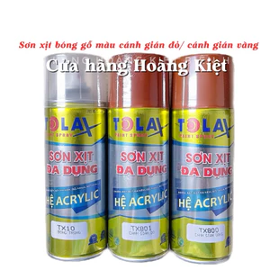 Sơn Xịt Bóng Gỗ Màu Cánh Gián Vàng, Cánh Gián Đỏ Làm Sáng Mới Vân Gỗ Tự Nhiên