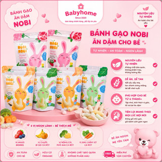 bánh gạo ăn dặm hữu cơ cho bé Nobi Nobi vị quả mọng 15g (Từ 8 tháng tuổi)
