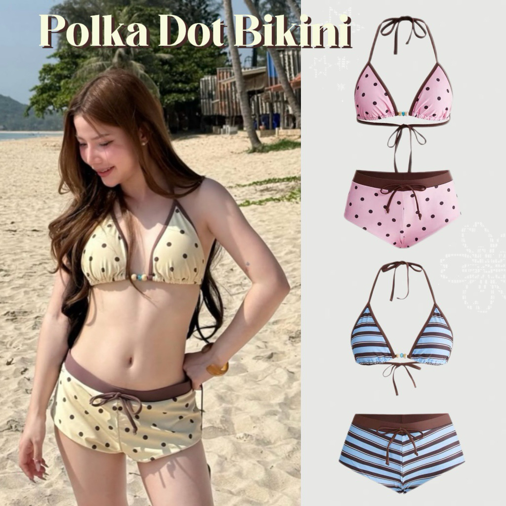 NUNG NIU - Các Mẫu Bikini 2 Mảnh Đi Biển Mùa Hè, Có Mút Ngực HOT