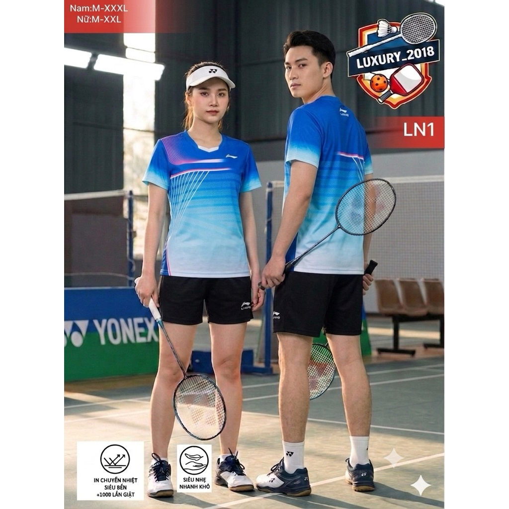Áo cầu lông Nam Nữ Lining
