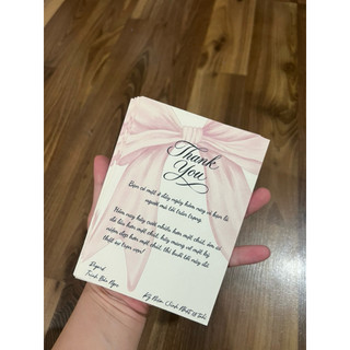 Set 10 In Thư Thiệp Cảm ơn Chúc Mừng Theo Yêu Cầu