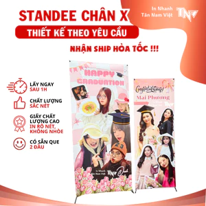 Standee Chân X (HỎA TỐC)