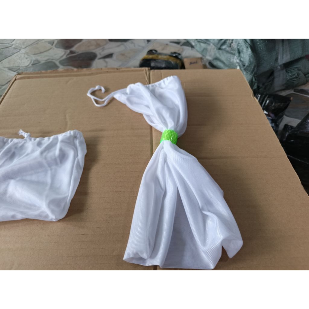 Túi Vải  Lọc Trà, Lược Dừa Có Ống Chặn 20x30cm