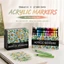 Màu Acrylic Marker Ngòi Brush Cao Cấp Dải Màu Tươi Sáng, Blend và Chồng Màu Dễ Dàng.Hoàng Yến