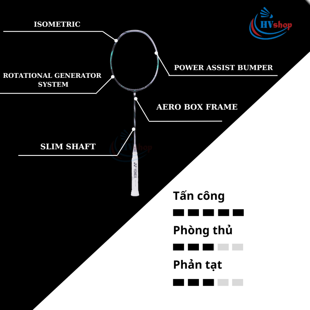 Vợt cầu lông Yonex 88D Game bản 2024, bảo hành 03 tháng, quà tặng hấp dẫn - HVShop