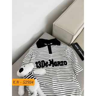 Áo Polo Kẻ 13DMZZ Kèm Gấu