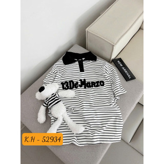 Áo Polo Kẻ 13DMZZ Kèm Gấu