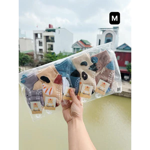 Tất Cho Bé Sơ Sinh, Tất Cho Trẻ Nhỏ Từ 0-3 Tuổi SET 5/10 Đôi Tất Có Lớp Cao Su Chống Trơn Trượt