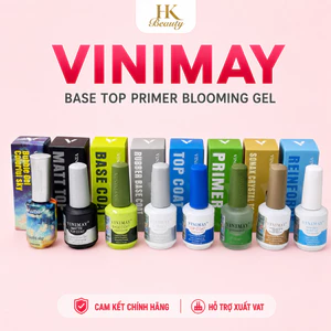 VINIMAY Base Top Primer Blooming Gel Sơn Móng Base Coat Top Coat Primer Gel Lót Phủ Tạo Loang Nail Art