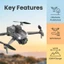 Flycam GPS M24 – Định vị GPS | Camera 1080P | Tránh vật cản | Điều khiển màn hình cảm ứng