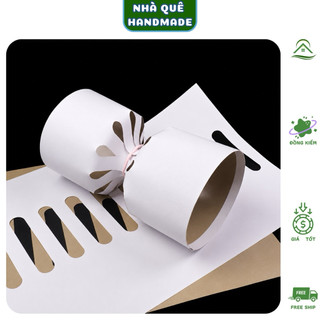 Combo 10-20 Bìa Giấy Làm Cốt Hoa 28x15cm - Cốt Giấy Bó Hoa Cắm Hoa Sáp, Hoa Nhũ, Hoa Giả, Phụ Kiện Bó Hoa Handmade