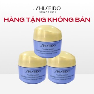 [Quà tặng không bán] Combo 3 Kem dưỡng da Shiseido Vital Perfection Uplifting and Firming Advanced Cream Soft 15ml