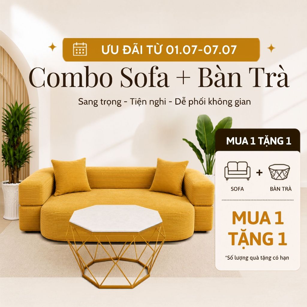 [MUA 1 TẶNG 1] Sofa Giường Gấp Gọn 2in1 Tahou, Sofa Nén Chân Không Kiêm Giường Ngủ Dành Cho Phòng Khách Căn Hộ Nhỏ