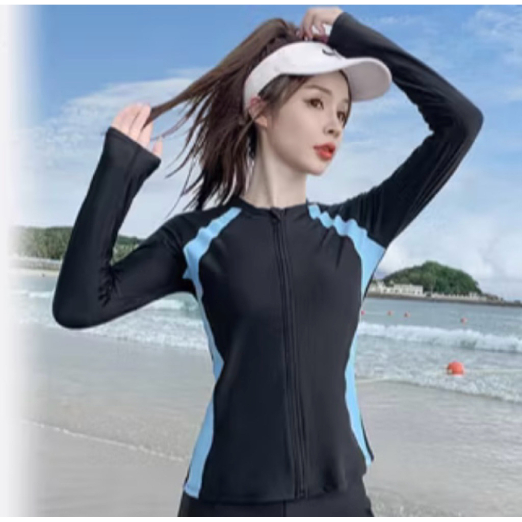 Đồ bơi kín đáo dành cho nữ chống nắng cực tốt áo có sẵn mút ngực