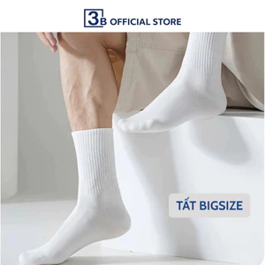 Tất Thể Thao Nam Nữ Bigsize Design By 3B Nhẹ, Thoáng Khí, Khử Mùi