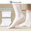 Tất trắng cổ cao trung ngắn 3B thể thao nam nữ nhiều size- Sỉ tất toàn quốc
