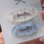 Kẹp mái Vân Hoa Nhí 4cm custom tên theo yêu cầu @thebrowniehouse.vn