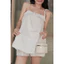 Set áo dây ngắn Babydoll trắng - Hàng Thiết Kế - TY CLOTHING