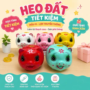 Heo đất tiết kiệm mẫu Pi- truyền thống