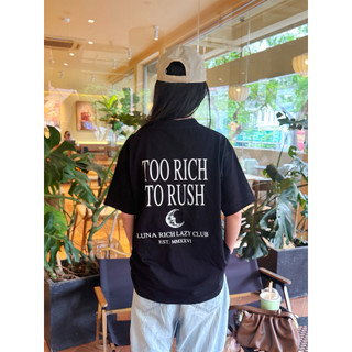 Áo Thun Oversize Nam Nữ Form Rộng Basic Unisex Cotton 100% 250GSM Tay Lỡ Local Brand Luna Rich Lazy