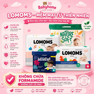 [KHÔNG CHỨA FORMAMIDE] Bỉm tã dán/quần đêm ngày Lomoms Hàn Quốc