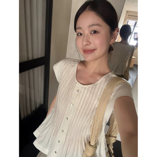 𝙎𝘼𝙈 𝙏𝙊𝙋 - Áo Linen TƯNG PRE Dập Ly