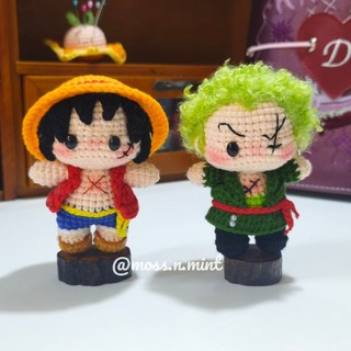 MÓC KHOÁ LEN handmade Monkey D. Luffy, Roronoa Zoro ,... [Anime One Piece Vua Hải Tặc]