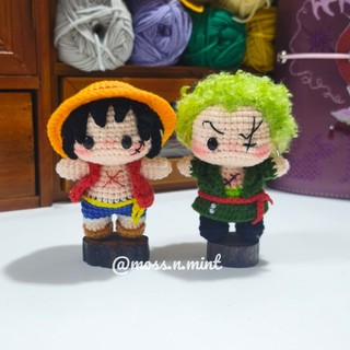 MÓC KHOÁ LEN handmade Monkey D. Luffy, Roronoa Zoro ,... [Anime One Piece Vua Hải Tặc]