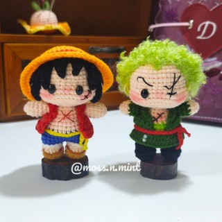 MÓC KHOÁ LEN handmade Monkey D. Luffy, Roronoa Zoro ,... [Anime One Piece Vua Hải Tặc]
