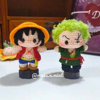 MÓC KHOÁ LEN handmade Monkey D. Luffy, Roronoa Zoro ,... [Anime One Piece Vua Hải Tặc]